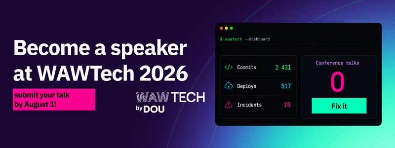 WAW TECH by DOU - Tech Conference for 5000 Engineers - Warsaw Dec 16-17