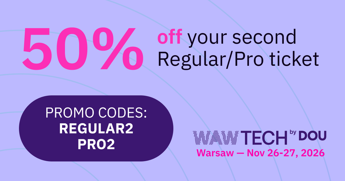 WAW TECH by DOU - Tech Conference for 5000 Engineers - Warsaw Dec 16-17